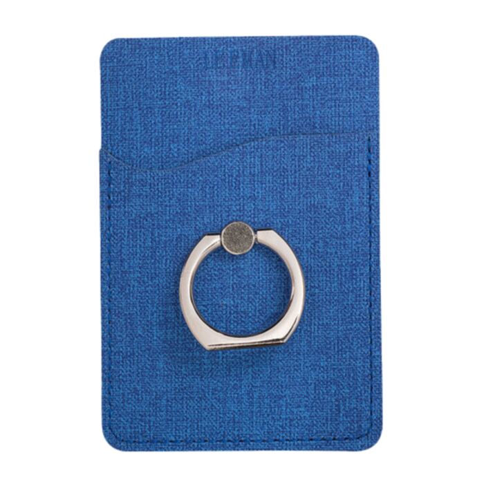RFID Phone Pocket With Metal Ring Phone Stand Thumbnail